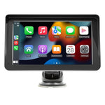 B5570 Máy nghe nhạc MP5 kiểu che nắng ô tô 7 inch CarPlay không dây, hỗ trợ kết nối điện thoại di động, B5570