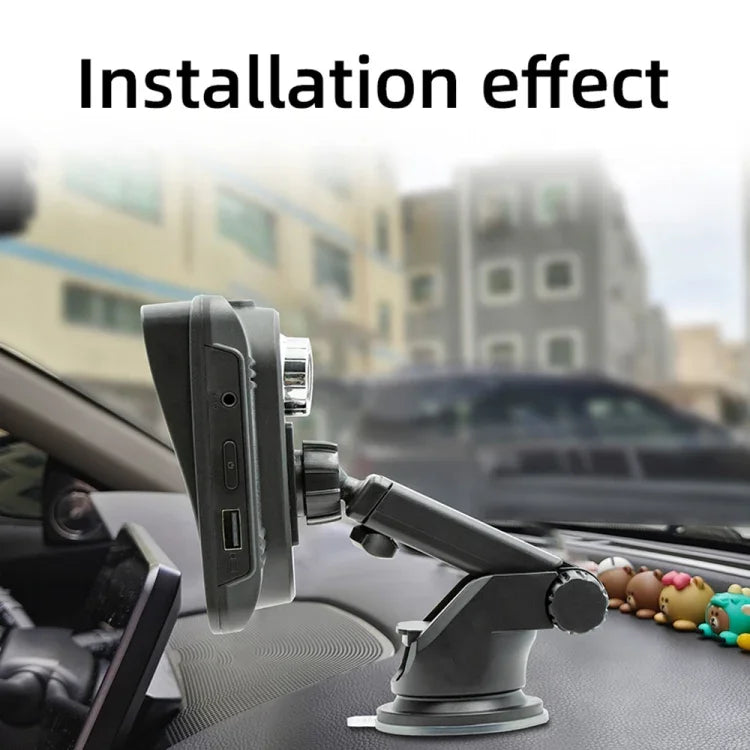 B5570 Máy nghe nhạc MP5 kiểu che nắng ô tô 7 inch CarPlay không dây, hỗ trợ kết nối điện thoại di động, B5570