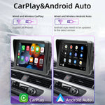 B5570 Máy nghe nhạc MP5 kiểu che nắng ô tô 7 inch CarPlay không dây, hỗ trợ kết nối điện thoại di động, B5570