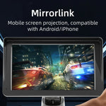 B5570 Máy nghe nhạc MP5 kiểu che nắng ô tô 7 inch CarPlay không dây, hỗ trợ kết nối điện thoại di động, B5570