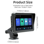 B5570 Máy nghe nhạc MP5 kiểu che nắng ô tô 7 inch CarPlay không dây, hỗ trợ kết nối điện thoại di động, B5570