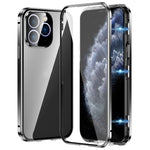 Ốp điện thoại kính cường lực HD khóa đôi nam châm, dành cho iPhone 11 Pro