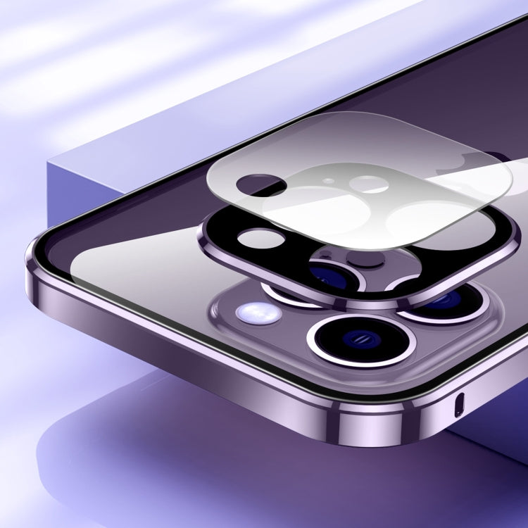 Ốp điện thoại kính cường lực HD khóa đôi nam châm, dành cho iPhone 11 Pro