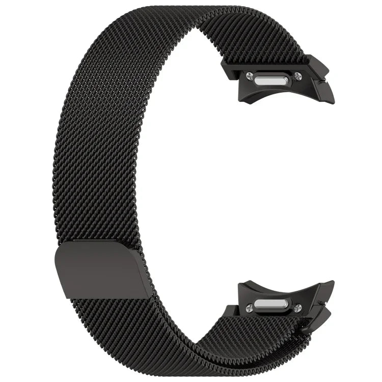 Button Style Milan Magnetic Metal Watch Band, For Samsung Galaxy Watch 6