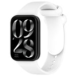 Solid Color Black Buckle Silicone Watch Band, For Xiaomi Band 10 Pro / Redmi Watch 6 / 5