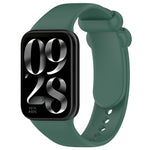 Solid Color Black Buckle Silicone Watch Band, For Xiaomi Band 10 Pro / Redmi Watch 6 / 5