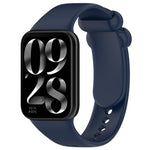 Solid Color Black Buckle Silicone Watch Band, For Xiaomi Band 10 Pro / Redmi Watch 6 / 5