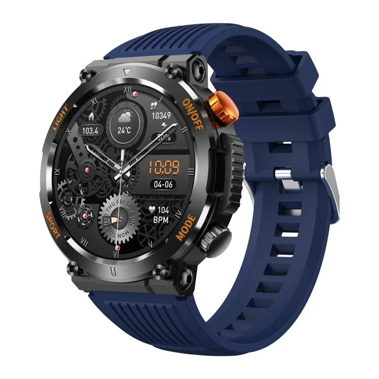 Đồng hồ thông minh HT17 màn hình tròn 1.46 inch Bluetooth, hỗ trợ theo dõi sức khỏe & hơn 100 chế độ thể thao