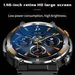 Đồng hồ thông minh HT17 màn hình tròn 1.46 inch Bluetooth, hỗ trợ theo dõi sức khỏe & hơn 100 chế độ thể thao