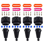 1 Set For Audi A7 3.0T 2016 Car Ignition Coil Connector Repair Kit, Large Size 1J0998724, Large Size