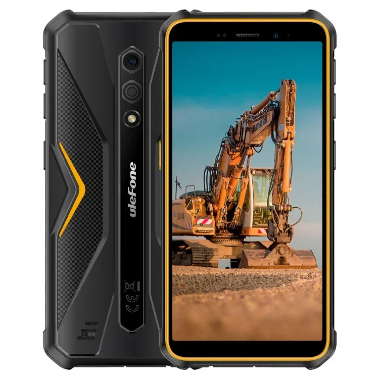 Ulefone Armor X12, điện thoại bền bỉ, mở khóa khuôn mặt, màn hình 5.45 inch Android 13 Go MediaTek Helio A22 Quad Core, Mạng: 4G, NFC, 3GB+32GB