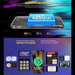 Ulefone Armor X12, điện thoại bền bỉ, mở khóa khuôn mặt, màn hình 5.45 inch Android 13 Go MediaTek Helio A22 Quad Core, Mạng: 4G, NFC, 3GB+32GB