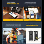 Ulefone Armor X12, điện thoại bền bỉ, mở khóa khuôn mặt, màn hình 5.45 inch Android 13 Go MediaTek Helio A22 Quad Core, Mạng: 4G, NFC, 3GB+32GB