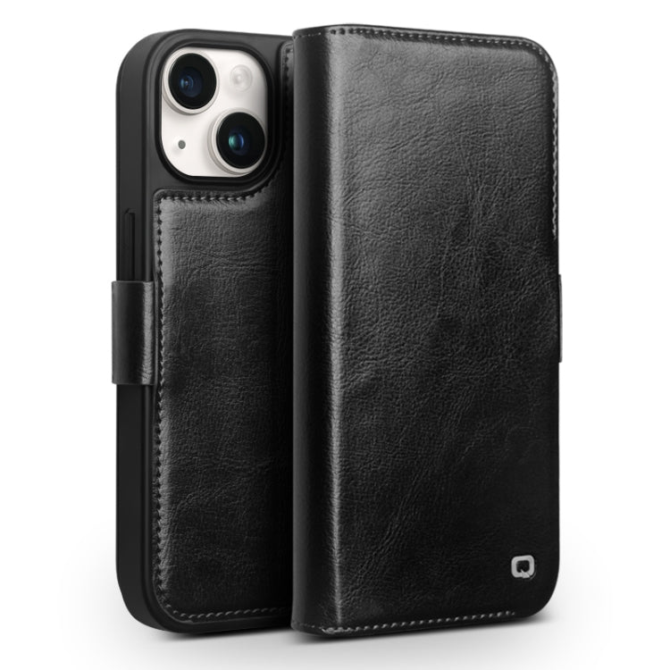 Ốp lưng điện thoại da thật QIALINO Classic 103 khóa cài, dành cho iPhone 17e / 16e, dành cho iPhone 17 Pro Max, dành cho iPhone 17 Pro, dành cho iPhone 17, dành cho iPhone Air, dành cho iPhone 15 Pro Max, dành cho iPhone 15 Plus, dành cho iPhone 15