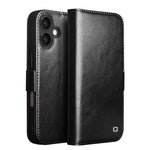 Ốp lưng điện thoại da thật QIALINO Classic 103 khóa cài, dành cho iPhone 17e / 16e, dành cho iPhone 17 Pro Max, dành cho iPhone 17 Pro, dành cho iPhone 17, dành cho iPhone Air, dành cho iPhone 15 Pro Max, dành cho iPhone 15 Plus, dành cho iPhone 15