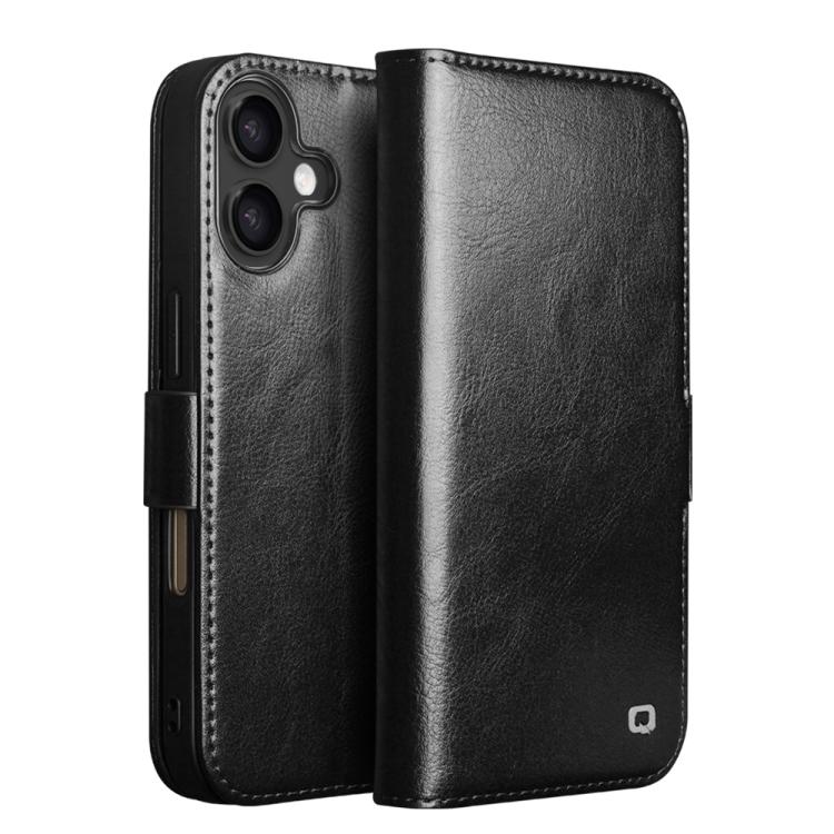 Ốp lưng điện thoại da thật QIALINO Classic 103 khóa cài, dành cho iPhone 17e / 16e, dành cho iPhone 17 Pro Max, dành cho iPhone 17 Pro, dành cho iPhone 17, dành cho iPhone Air, dành cho iPhone 15 Pro Max, dành cho iPhone 15 Plus, dành cho iPhone 15
