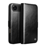 Ốp lưng điện thoại da thật QIALINO Classic 103 khóa cài, dành cho iPhone 17e / 16e, dành cho iPhone 17 Pro Max, dành cho iPhone 17 Pro, dành cho iPhone 17, dành cho iPhone Air, dành cho iPhone 15 Pro Max, dành cho iPhone 15 Plus, dành cho iPhone 15