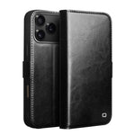 Ốp lưng điện thoại da thật QIALINO Classic 103 khóa cài, dành cho iPhone 17e / 16e, dành cho iPhone 17 Pro Max, dành cho iPhone 17 Pro, dành cho iPhone 17, dành cho iPhone Air, dành cho iPhone 15 Pro Max, dành cho iPhone 15 Plus, dành cho iPhone 15