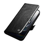 Ốp lưng điện thoại da thật QIALINO Classic 103 khóa cài, dành cho iPhone 17e / 16e, dành cho iPhone 17 Pro Max, dành cho iPhone 17 Pro, dành cho iPhone 17, dành cho iPhone Air, dành cho iPhone 15 Pro Max, dành cho iPhone 15 Plus, dành cho iPhone 15