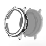 Ốp bảo vệ PC mạ điện với kính cường lực, dành cho Samsung Galaxy Watch Active 2 40mm, dành cho Samsung Galaxy Watch Active 2 44mm
