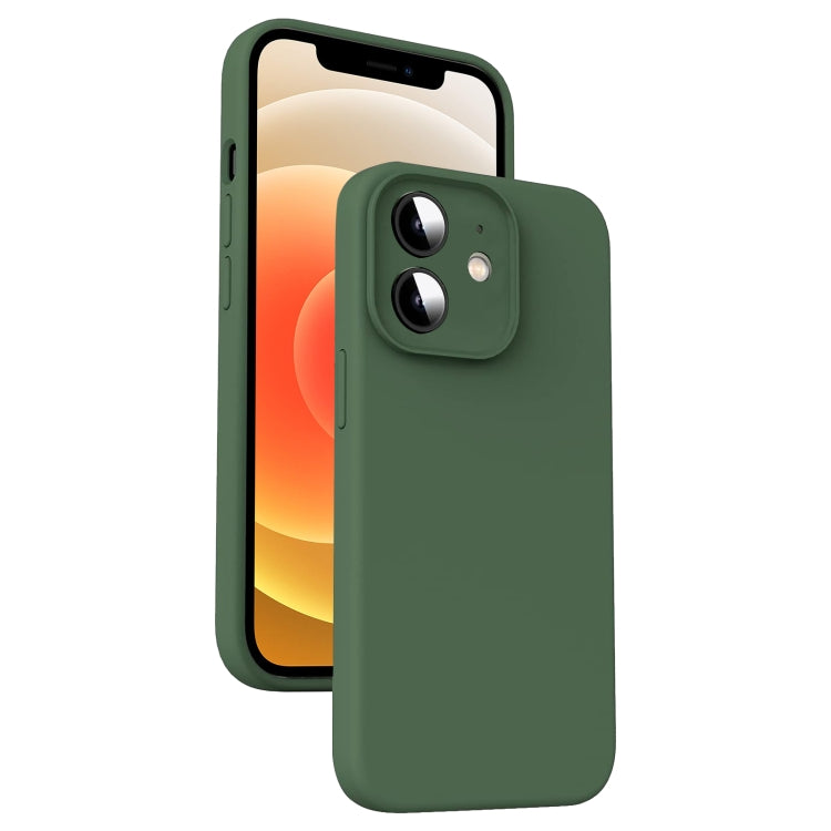 Ốp Lưng Điện Thoại Chống Sốc Silicone Lỏng Sợi Microfiber, Dành Cho iPhone 12, Dành Cho iPhone 12 Pro Max, Dành Cho iPhone 12 Pro
