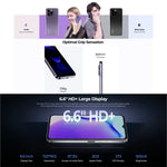 HOTWAV Note 13 Pro, Nhận diện vân tay bên cạnh, Màn hình 6.6 inch Android 13 UMS9230 T606 Octa Core lên đến 1.6GHz, Mạng: 4G, OTG, 8GB+256GB