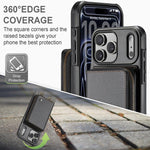 Ốp lưng ví da JEEHOOD C22 có khóa kéo và dây đeo đôi, dành cho iPhone 17 Pro Max, dành cho iPhone 17 Pro, dành cho iPhone Air, dành cho iPhone 16 Pro Max, dành cho iPhone 16 Pro, dành cho iPhone 16 Plus, dành cho iPhone 16, dành cho iPhone 15 Pro Max