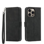 Ốp lưng điện thoại Dierfeng Dream Line TPU kết hợp da PU, dành cho iPhone 17 Pro Max, iPhone 17 Pro, iPhone 17, iPhone Air, iPhone 16e, iPhone 16 Pro Max, iPhone 16 Pro, iPhone 16 Plus
