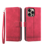 Ốp lưng điện thoại Dierfeng Dream Line TPU kết hợp da PU, dành cho iPhone 17 Pro Max, iPhone 17 Pro, iPhone 17, iPhone Air, iPhone 16e, iPhone 16 Pro Max, iPhone 16 Pro, iPhone 16 Plus