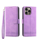 Ốp lưng điện thoại Dierfeng Dream Line TPU kết hợp da PU, dành cho iPhone 17 Pro Max, iPhone 17 Pro, iPhone 17, iPhone Air, iPhone 16e, iPhone 16 Pro Max, iPhone 16 Pro, iPhone 16 Plus
