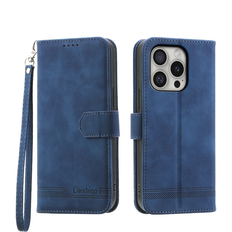 Ốp lưng điện thoại Dierfeng Dream Line TPU kết hợp da PU, dành cho iPhone 17 Pro Max, iPhone 17 Pro, iPhone 17, iPhone Air, iPhone 16e, iPhone 16 Pro Max, iPhone 16 Pro, iPhone 16 Plus