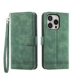 Ốp lưng điện thoại Dierfeng Dream Line TPU kết hợp da PU, dành cho iPhone 17 Pro Max, iPhone 17 Pro, iPhone 17, iPhone Air, iPhone 16e, iPhone 16 Pro Max, iPhone 16 Pro, iPhone 16 Plus