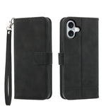 Ốp lưng điện thoại Dierfeng Dream Line TPU kết hợp da PU, dành cho iPhone 17 Pro Max, iPhone 17 Pro, iPhone 17, iPhone Air, iPhone 16e, iPhone 16 Pro Max, iPhone 16 Pro, iPhone 16 Plus
