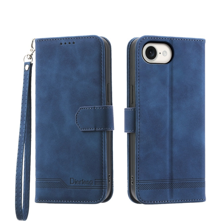 Ốp lưng điện thoại Dierfeng Dream Line TPU kết hợp da PU, dành cho iPhone 17 Pro Max, iPhone 17 Pro, iPhone 17, iPhone Air, iPhone 16e, iPhone 16 Pro Max, iPhone 16 Pro, iPhone 16 Plus