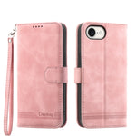 Ốp lưng điện thoại Dierfeng Dream Line TPU kết hợp da PU, dành cho iPhone 17 Pro Max, iPhone 17 Pro, iPhone 17, iPhone Air, iPhone 16e, iPhone 16 Pro Max, iPhone 16 Pro, iPhone 16 Plus