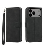 Ốp lưng điện thoại Dierfeng Dream Line TPU kết hợp da PU, dành cho iPhone 17 Pro Max, iPhone 17 Pro, iPhone 17, iPhone Air, iPhone 16e, iPhone 16 Pro Max, iPhone 16 Pro, iPhone 16 Plus
