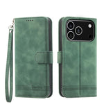Ốp lưng điện thoại Dierfeng Dream Line TPU kết hợp da PU, dành cho iPhone 17 Pro Max, iPhone 17 Pro, iPhone 17, iPhone Air, iPhone 16e, iPhone 16 Pro Max, iPhone 16 Pro, iPhone 16 Plus