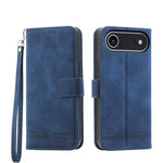 Ốp lưng điện thoại Dierfeng Dream Line TPU kết hợp da PU, dành cho iPhone 17 Pro Max, iPhone 17 Pro, iPhone 17, iPhone Air, iPhone 16e, iPhone 16 Pro Max, iPhone 16 Pro, iPhone 16 Plus