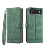 Ốp lưng điện thoại Dierfeng Dream Line TPU kết hợp da PU, dành cho iPhone 17 Pro Max, iPhone 17 Pro, iPhone 17, iPhone Air, iPhone 16e, iPhone 16 Pro Max, iPhone 16 Pro, iPhone 16 Plus