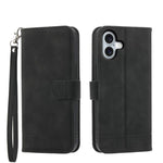 Ốp lưng điện thoại Dierfeng Dream Line TPU kết hợp da PU, dành cho iPhone 17 Pro Max, iPhone 17 Pro, iPhone 17, iPhone Air, iPhone 16e, iPhone 16 Pro Max, iPhone 16 Pro, iPhone 16 Plus