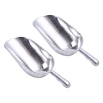 2 cái xẻng đa năng bằng thép không gỉ, xẻng đá nhôm, xẻng thực phẩm, thìa trà, M