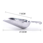 2 cái xẻng đa năng bằng thép không gỉ, xẻng đá nhôm, xẻng thực phẩm, thìa trà, M