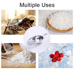 2 cái xẻng đa năng bằng thép không gỉ, xẻng đá nhôm, xẻng thực phẩm, thìa trà, M