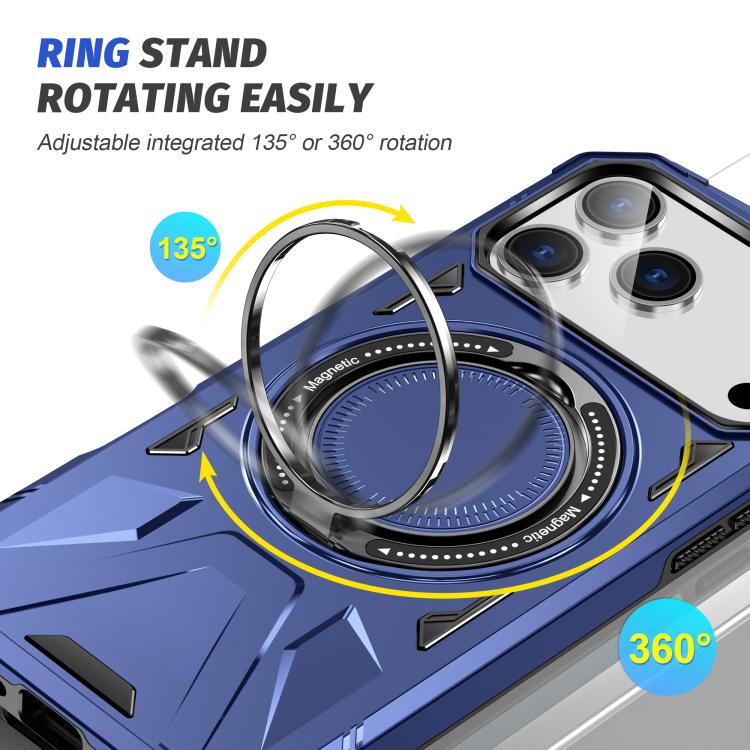 Ốp lưng điện thoại chống sốc từ tính MagSafe kèm giá đỡ nhẫn, dành cho iPhone 17 Pro Max, iPhone 17 Pro, iPhone 17, iPhone Air, iPhone 16 Pro Max, iPhone 16 Pro