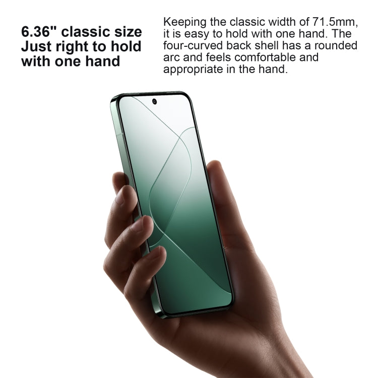 Xiaomi 14, Màn hình 6.36 inch Xiaomi HyperOS Snapdragon 8 Gen 3 Octa Core 4nm lên đến 3.3GHz, NFC, Mạng: 5G, 12GB+256GB, 16GB+512GB, 16GB+1TB