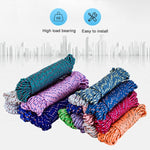 Dây nylon dày ngoài trời để phơi quần áo, màu ngẫu nhiên, 5m, 20m
