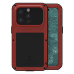 Ốp lưng điện thoại LOVE MEI kim loại chống sốc, chống nước và chống bụi, dành cho iPhone 17 Pro Max, iPhone 17 Pro, iPhone 17, iPhone 16 Pro Max, iPhone 16 Pro, iPhone 16, iPhone 15 Pro Max, iPhone 15 Pro