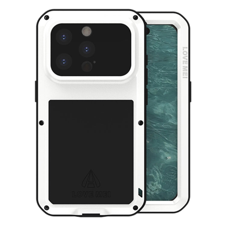 Ốp lưng điện thoại LOVE MEI kim loại chống sốc, chống nước và chống bụi, dành cho iPhone 17 Pro Max, iPhone 17 Pro, iPhone 17, iPhone 16 Pro Max, iPhone 16 Pro, iPhone 16, iPhone 15 Pro Max, iPhone 15 Pro