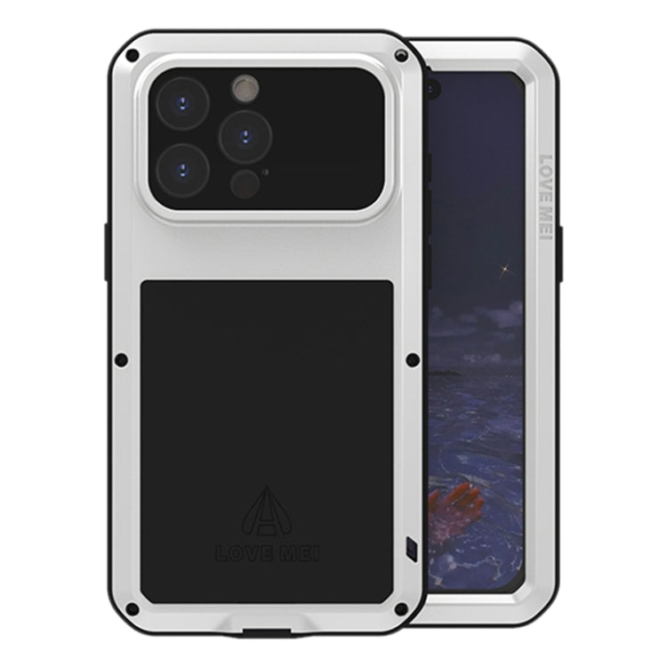Ốp lưng điện thoại LOVE MEI kim loại chống sốc, chống nước và chống bụi, dành cho iPhone 17 Pro Max, iPhone 17 Pro, iPhone 17, iPhone 16 Pro Max, iPhone 16 Pro, iPhone 16, iPhone 15 Pro Max, iPhone 15 Pro