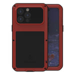 Ốp lưng điện thoại LOVE MEI kim loại chống sốc, chống nước và chống bụi, dành cho iPhone 17 Pro Max, iPhone 17 Pro, iPhone 17, iPhone 16 Pro Max, iPhone 16 Pro, iPhone 16, iPhone 15 Pro Max, iPhone 15 Pro
